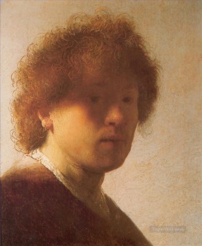 Autorretrato 1628 Rembrandt Pinturas al óleo